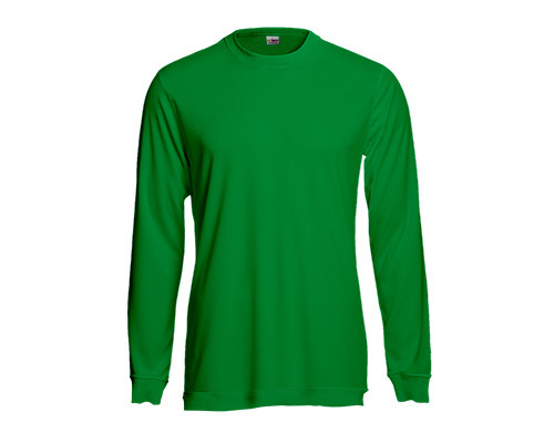 Grasgrünes Sweatshirt aus Mischgewebe