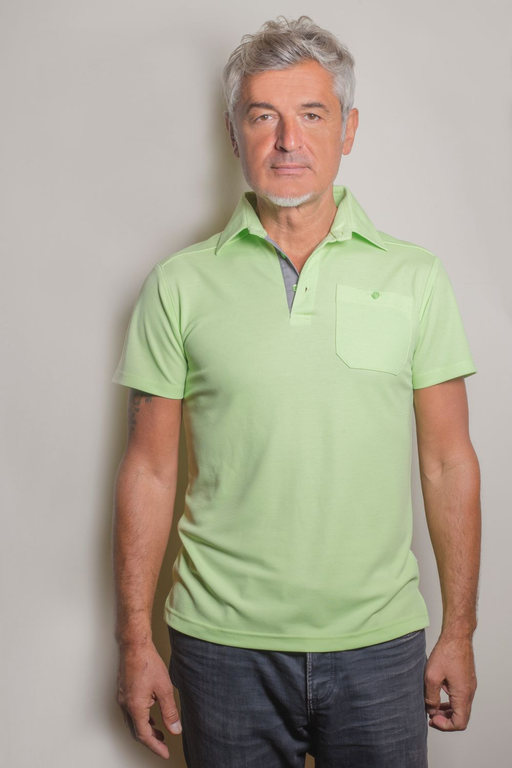 Visbatex Polo-Shirt Kurzarm - grün