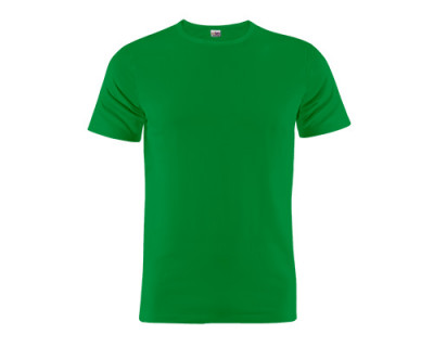 Grünes Rundhals T-Shirt aus 100% Baumwolle